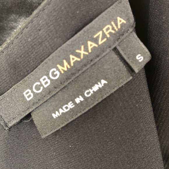 BCBGMaxAzria Black/Gold Slip Dress Sz.S - Picture 6 of 6